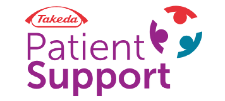Takeda patient support logo.